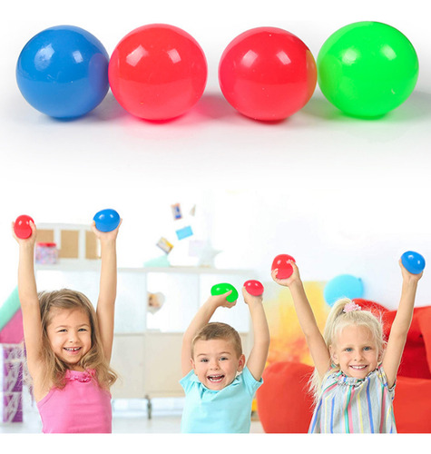 Pelotas De Pared Adhesivas Para Techo, 3 Unidades