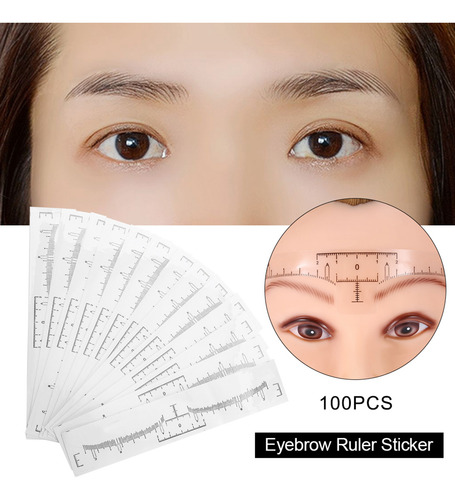 Juego De Reglas Desechables Para Maquillaje De Cejas, Microb