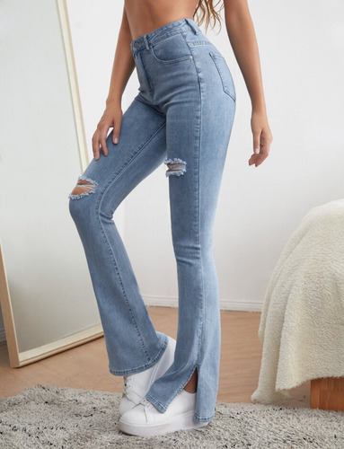 Jean Oxford Mujer Esteriliza Piernas Largas Calidad Importad
