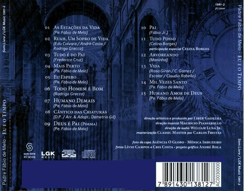 Cd Padre Fábio De Melo - Eu E O Tempo