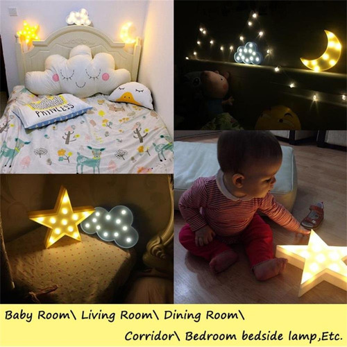 Wanxing Luces Led Decorativas De Noche De Luna Creciente, Nu