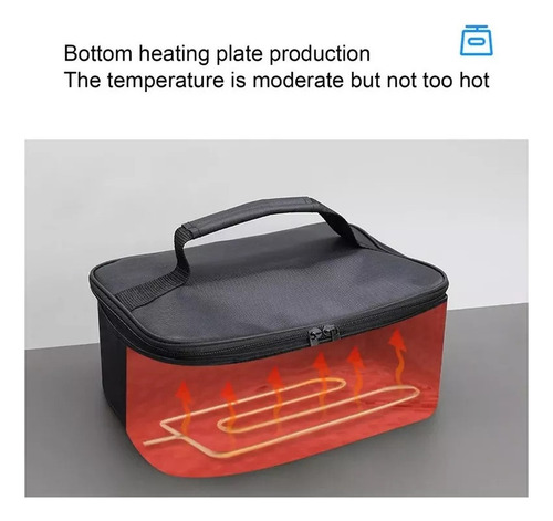 Fiambrera Portátil Con Horno Microondas Para Coche, 12 V