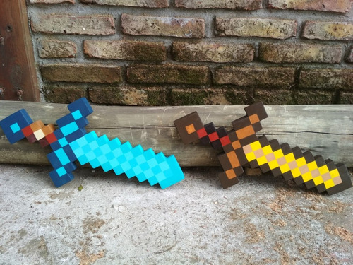 Espectacular Espada Minecraft Artesanal 