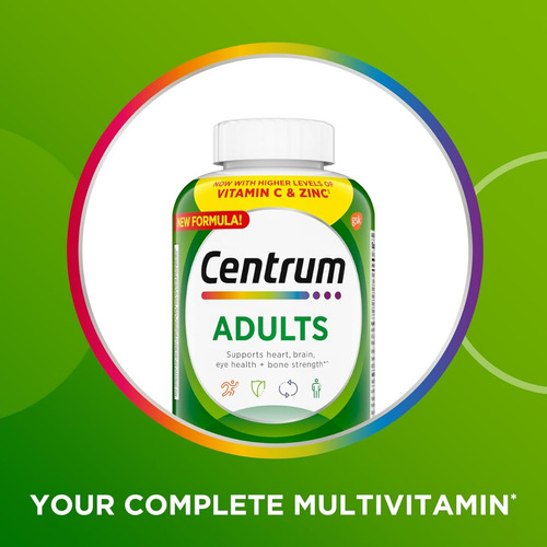 Suplemento Centrum Multivitamínico Adultos 200 Comprimidos