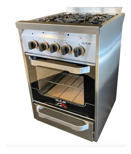 Cocina Usman Sonic Xxl 55cm Rejilla Aluminio Selectogar