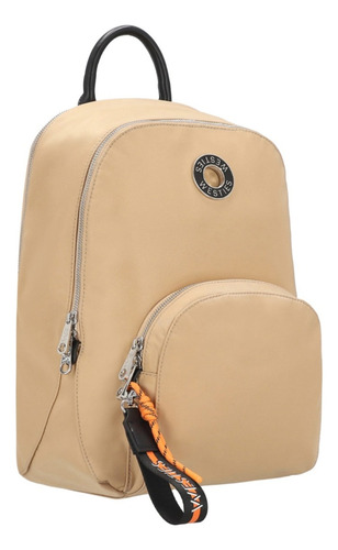 Mochila Para Mujer Westies Beige Hbgraziellewe Diseño de la tela Liso