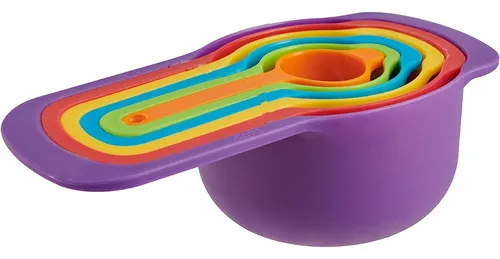 Set Tazas Medidoras Cernidor Colador Bowl Cocina