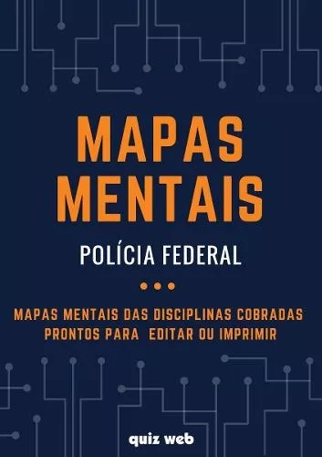 mapas mentais concurso policia federal