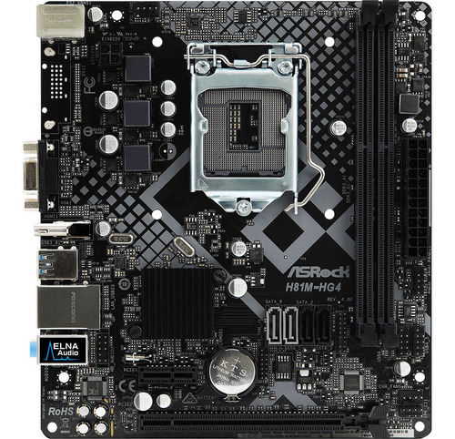Imagem 6 de 6 de Placa Mae Asrock H81m-hg4 Ddr3 Hdmi Lga 1150 Usb 3.0 H81