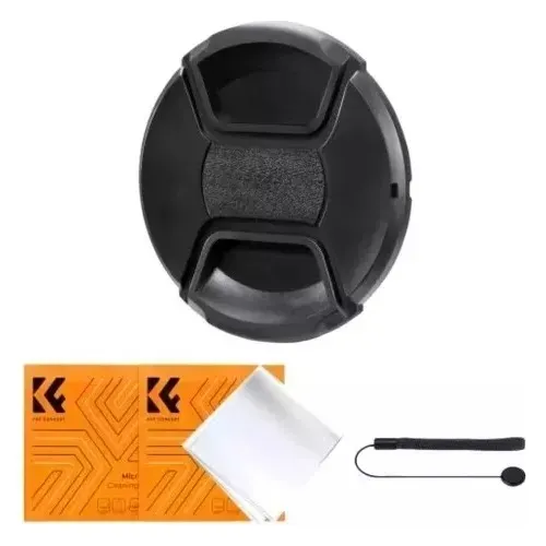comprar Tapa 72mm +elástico Protector+2 Paños Limpieza K&f Concept