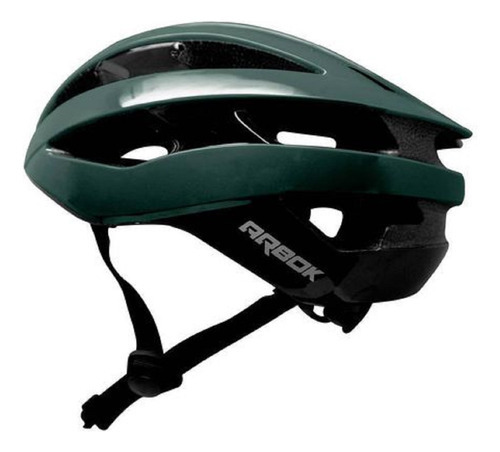 Capacete Ciclismo Arbok Evo S-352 Speed Mtb Ajuste Cor Verde Escuro/Preto Tamanho G 58-61