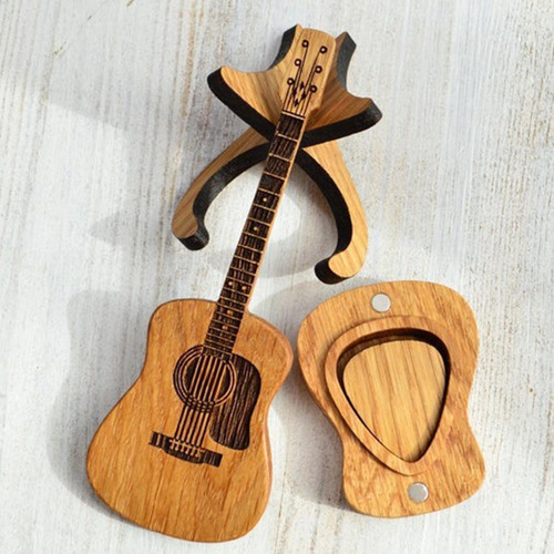 Estuche Para Púas De Guitarra Caja Para Púas De Guitarra Org