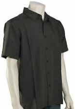 Quiksilver Camisa Negra Slim Fit Manga Corta S