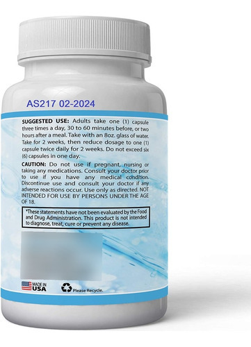 Imagen 5 de 5 de Suplemento Vitamina E Absonutrix Serrapeptase 250,000 Ui Rec