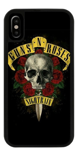 Funda Uso Rudo Tpu Para iPhone Guns And Roses Rock Moda 03