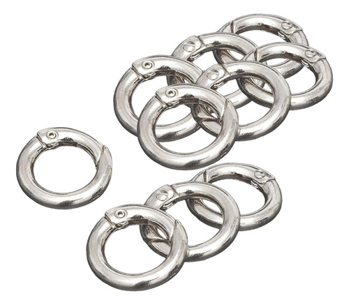 2 X 10 Ganchos Redondos Con Resorte, Clip For Argenta 20mm