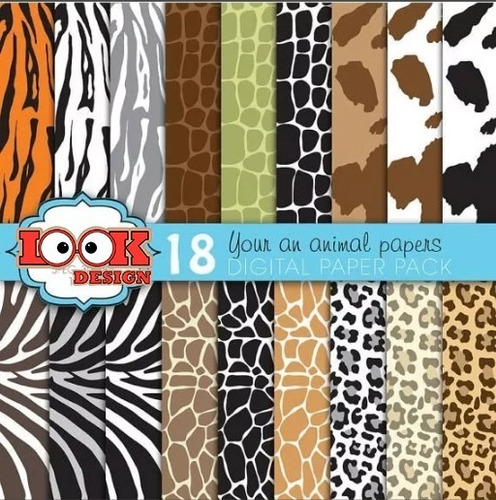 Kit Fondos Animal Print Imagenes Png Clipart 045