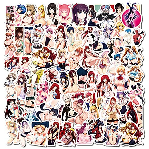 52pcs Chica Sexy Ahegao Pegatinas Para Adultos, Anime 3j81o