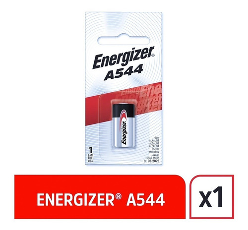 Imagen 6 de 9 de Pilas Energizer A544 Alcalina Max Blister X 1 Pila Camaras