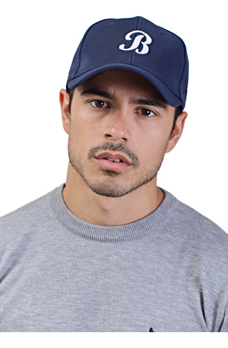 Gorra B Azul Marino, Hombre. Bravo Jeans. Talle U