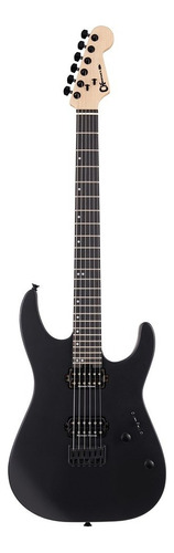Guitarra Charvel Pro-mod Dk24 Hh Ht E Ebony Fb Satin Black Orientação Da Mão Destro