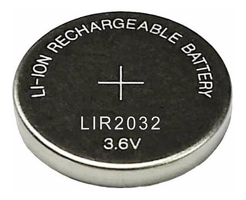 Bateria Tipo Boton Eemb Lir2032 Ion Litio 3.6v 40mah Cr2032