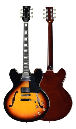 Guitarra Semi-acústica Shelter Swf Hh Cor Swf-sb Orientação Da Mão Destro