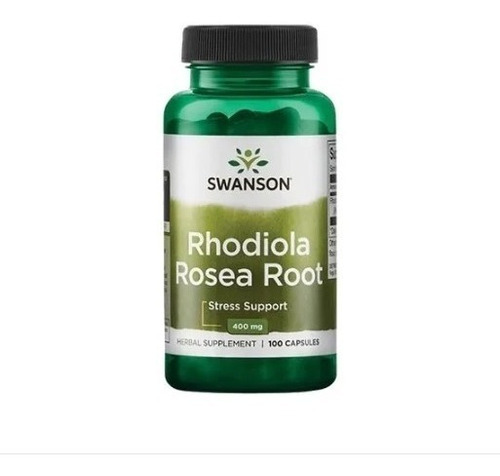 Swanson Rhodiola Rosea Raíz 400mg Soporte Estrés 100caps Sfn