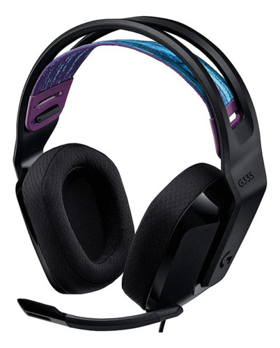 Auriculares Gamer Logitech G335 Gaming Negro Con Cable 3.5mm