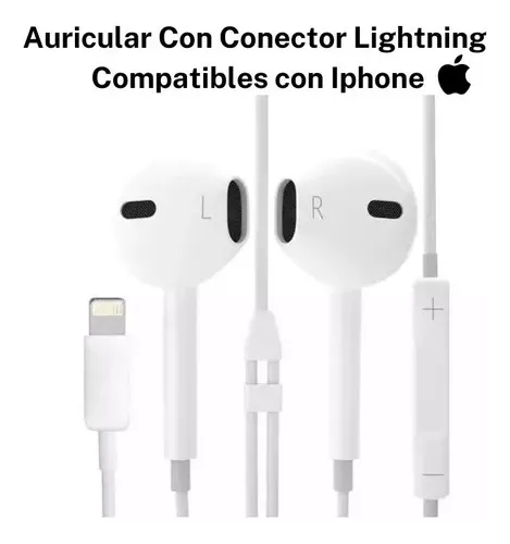 Auricular Compatible iPhone Lightning Conexión A