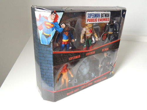 Superman Batman Animated Public Enemies Mattel Movie Novo