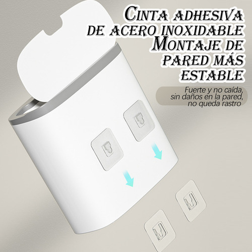 Cubo De Basura Inteligente De 14l Con Sensor Blanco