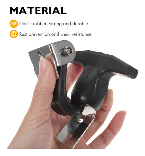 Cw Capó De Goma De Acero Inoxidable Con Mango Flexible En