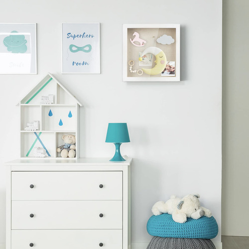Alfileres Blancos Rústicos Shadow Box Frame Love-kankei De 1