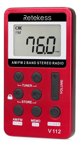 An Set De Radio Mini Receptor Exterior Portátil Retekess