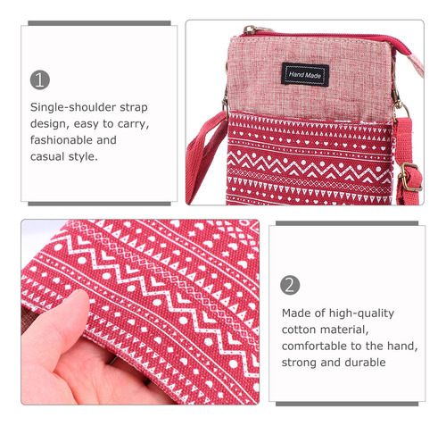 Bolso Acolchado Tipo Bandolera Para Teléfono Móvil