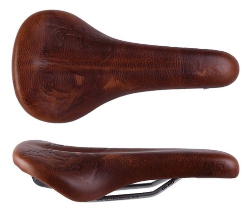 Chromag Trailmaster Ltd Saddle: Oiled Leather Cover, Chocola