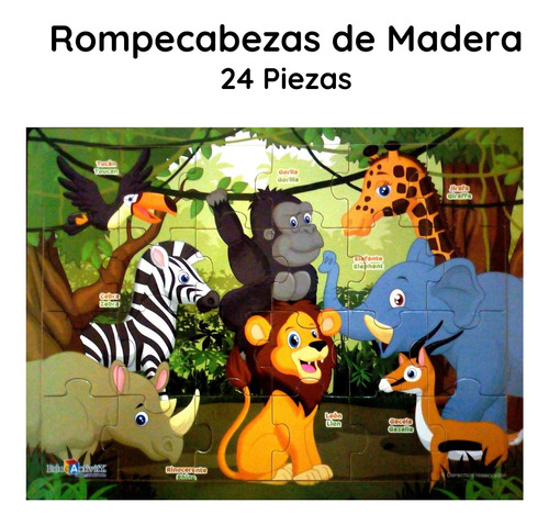 Rompecabezas De Madera Para Niños