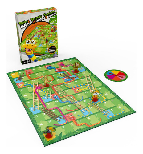 Spin Master Games - Serpientes Y Escaleras De 2-4 Jugadores