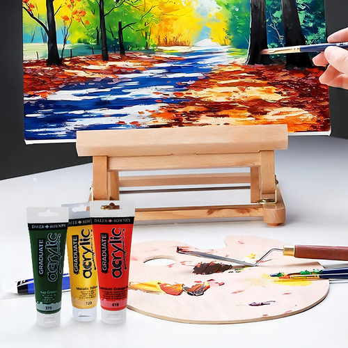 Tinta Acrilica Daler Rowney Graduate 120ml Cor 500 Cadmium Red Hue