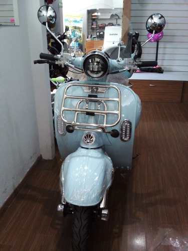Imagen 5 de 9 de Sunra Moto Electrica Vespa Vintage 3000w Bateria Litio 0km Y
