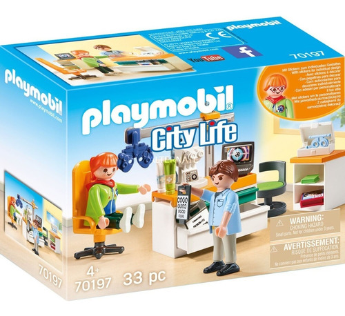 Playmobil 70197 City Life Oculista Oftalmologo Orig Intek