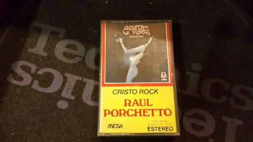 Raul Porchetto Cristo Rock Cassette Original 1981 Ex+