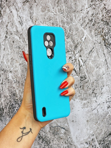 Funda Antigolpes Lisa Rígida Soft Para Moto G9 E7 Plus Play