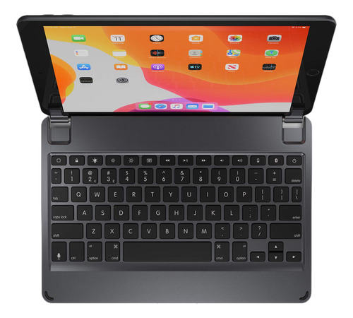 Teclado Inalámbrico Compatible iPad Generaciones 9/8/7 Gris