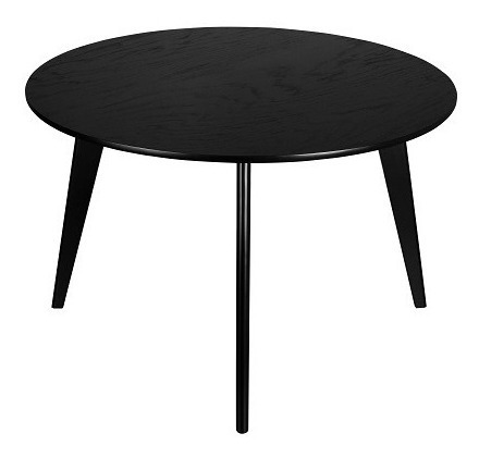 Mesa Comedor Carmen Circular Negra Mo Gdl