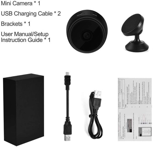 Mini Camara Espia Full Hd 1080p Wifi