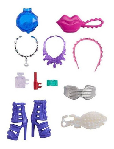 Imagem 1 de 2 de Barbie Acessórios Conjunto Diamante Mattel Ms