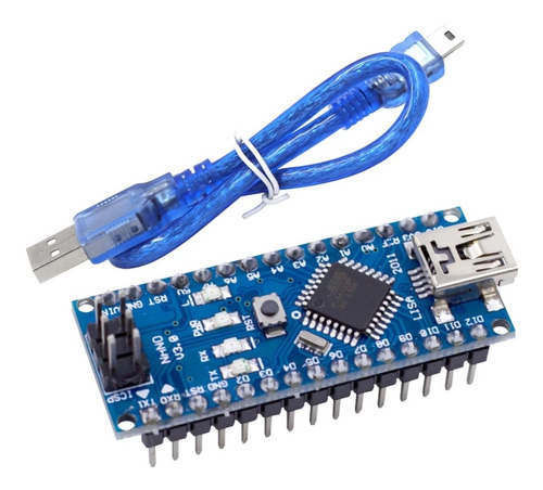 Controlador Compatible Con Arduino Nano V3 +cable Usb, C/igv