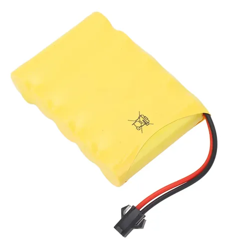 Dilwe Batería Recargable De Litio 6V 700mAh Con Enchufe SM 2P – Protegida Contra Sobrecargas Y Cortocircuitos Para Coches RC